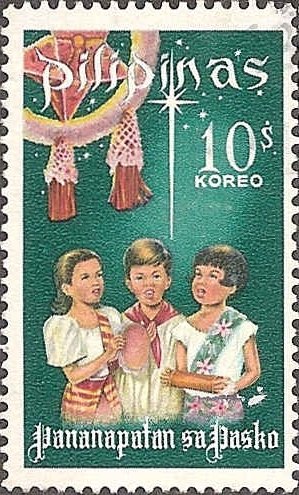 Stamp, Christmas, Philippines,  , Christmas, Children