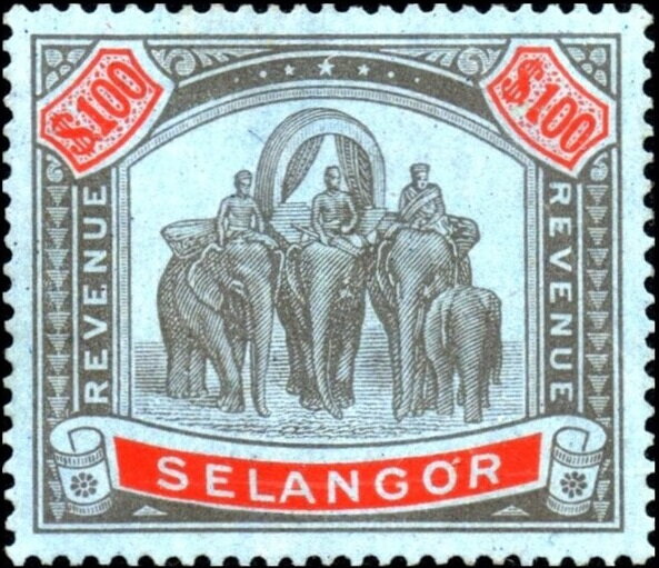Asian Elephant (Elephas maximus) with Howdah