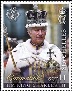 Stamp, Coronation of King Charles III, Seychelles,  , Kings