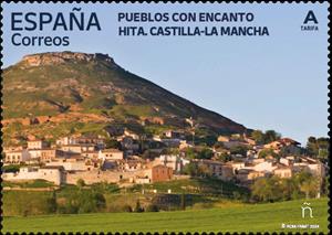 Stamp, View of Hita, Spain,  , Townscapes / City Views