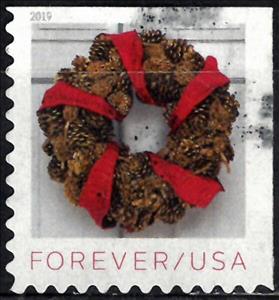 Stamp, Holiday Wreaths, United States of America,  , Christmas, Wreaths