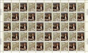 Full Pane, "Nootka Sound" / "Captain Cook", Canada,  , Anniversaries and Jubilees, Art, Famous People, Landscapes, Men, Navigators, Paintings