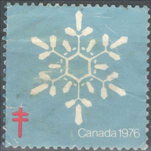 Stamp, Snowflake, Canada,  , Charity, Snow, Tuberculosis / TBC
