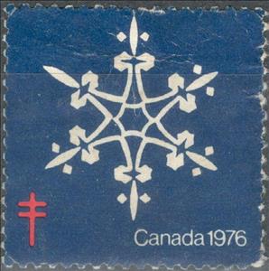 Stamp, Snowflake, Canada,  , Charity, Snow, Tuberculosis / TBC