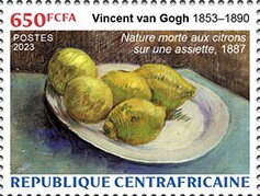 "Still Life with Lemons on a Plate", 1887