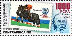 160th anniversary of Pierre de Coubertin (1863–1937)