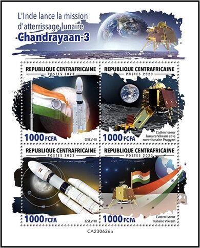 Indian Chandrayaan-3 Landing on the Moon