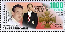Rainier III, Albert II, Prince of Monaco, Military Cross