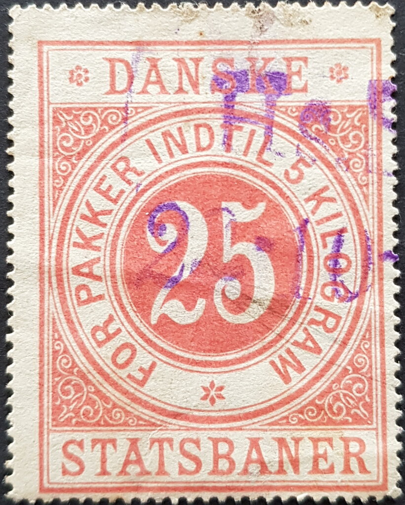 DSB Danske Statsbaner (railway stamp)