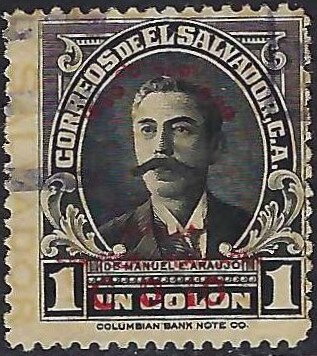 Manuel Enrique Araujo overprinted