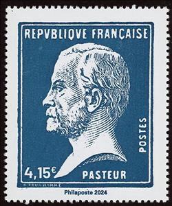 Stamp, Louis Pasteur Issue of 1924, Centenary, France,  , Chemists, Famous People, Scientists