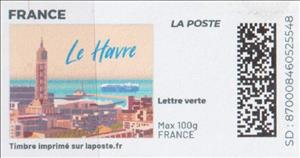 Stamp, Le Havre. Redesign. without laposte logo, France,  , Coastal Areas, Townscapes / City Views