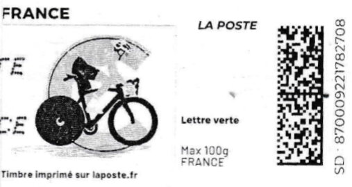 Letter C Cycling. Redesign without Laposte logo. in black