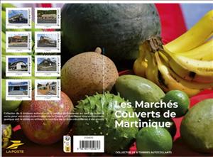Mini Sheet, Martinique Covered Markets, France,  , Fruits and Berries, Markets
