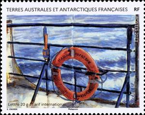 Stamp, "The Marion Dufresne", French Southern and Antarctic Lands (TAAF),  , Sea, Ships
