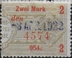 Stamp, Reichs-Stempelabgabe, German Realm,  , Coats of Arms, Eagles