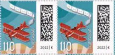 Stamp, Letters and Airplane, Germany, Federal Republic,  , Aircraft, Aviation, Letters (Mail)
