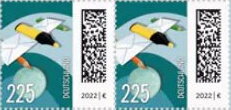 Stamp, Letters as Rocket, Germany, Federal Republic,  , Globes, Letters (Mail), Rockets, Stationery