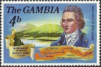 Stamp, Scottish Landscape, Gambia,  