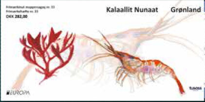 Booklet, Europa (C.E.P.T.) 2024 - Underwater Flora and Fauna, Greenland,  , Animals (Fauna), Aquatic Plants, C.E.P.T. / Europe, Crustaceans, Sea Life