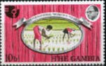 Stamp, Woman Planting Rice, Gambia,  