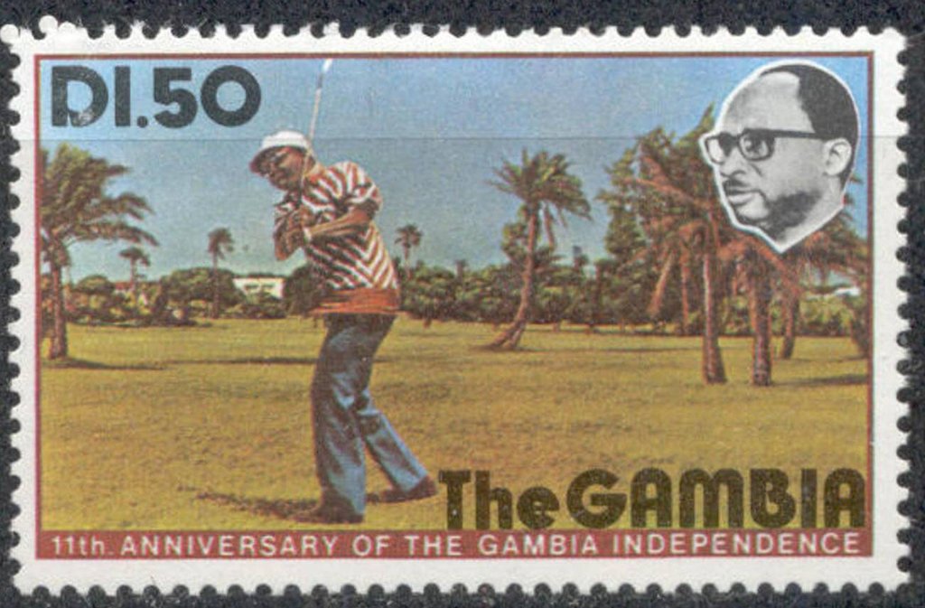 Golfer Finishing Shot