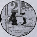 Black overprint: '1919 Baranya'