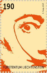 Stamp, Salvador Dali, Artist, Liechtenstein,  , Artists, Famous People, Painters
