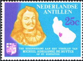 Admiral M. A. de Ruyter on the Island of St. Eustatius