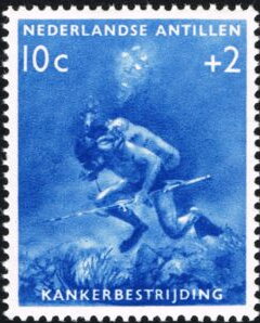 SCUBA Diver with Spear
