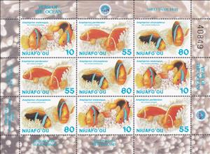 Full Pane, Anemonefishes/Clownfishes, Niuafo'ou,  , Animals (Fauna), Fishes, International Years, Sea Life