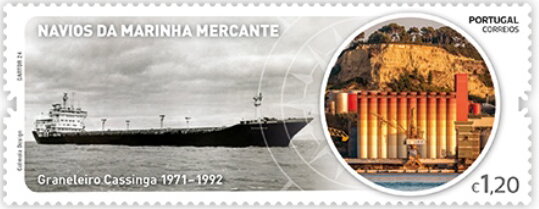 Stamp, Bulk Carrier Cassinga, Portugal,  , Ships