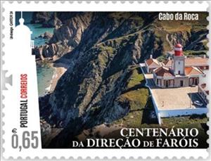 Stamp, Lighthouse at Cape Roca, Portugal,  , Anniversaries and Jubilees, Buildings, Lighthouses