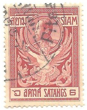 Stamp, King Chulalongkorn, Thailand,  