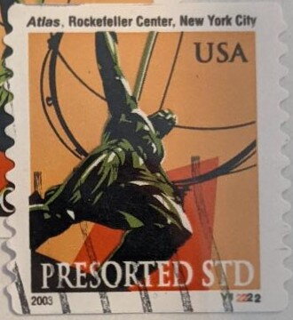 Atlas Statue, Rockfeller Center, New York City