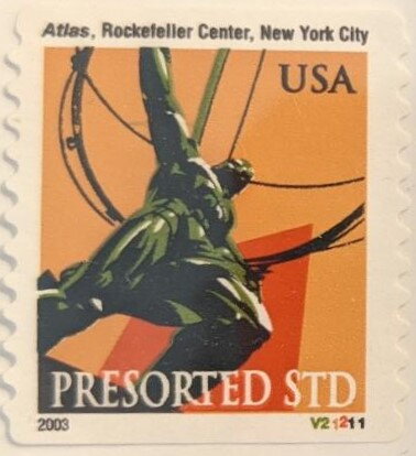 Atlas Statue, Rockfeller Center, New York City