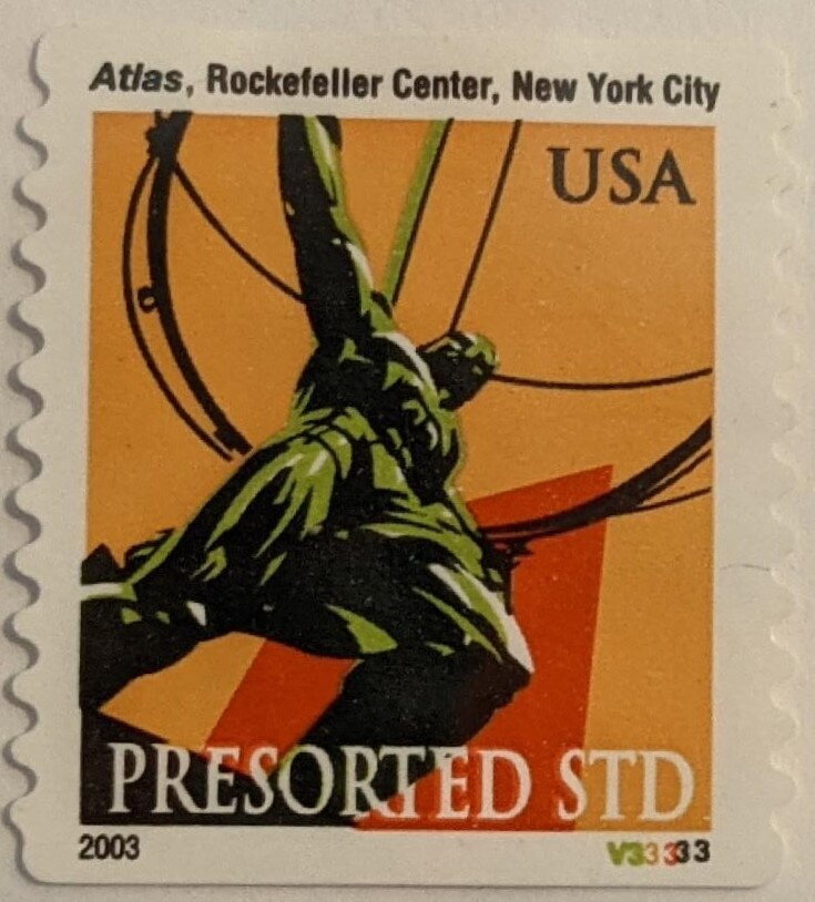 Atlas Statue, Rockfeller Center, New York City