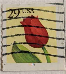 Stamp, Tulip, United States of America,  , Flowers, Plants (Flora), Tulips