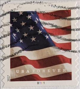Stamp, US Flag from BCA coil, United States of America,  , Flags, Stars