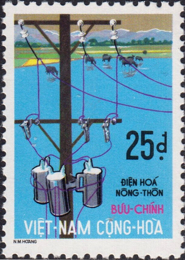 Power Pole and Lake