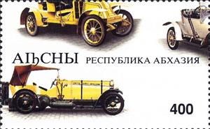 Stamp, Cars, Abkhazia,  , Cars