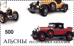 Stamp, Cars, Abkhazia,  , Cars