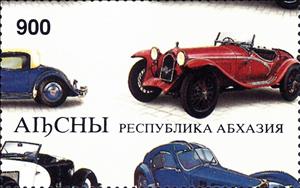 Stamp, Cars, Abkhazia,  , Cars