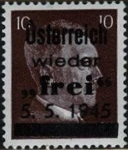 Stamp, Österreich Handstamp, Austria- Local Liberation Issues 1945,  