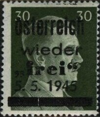 Stamp, Österreich Handstamp, Austria- Local Liberation Issues 1945,  