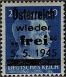 Stamp, Österreich Handstamp, Austria- Local Liberation Issues 1945,  