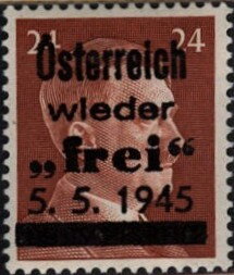 Stamp, Österreich Handstamp, Austria- Local Liberation Issues 1945,  