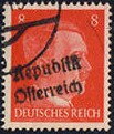 Republik Österreich handstamp