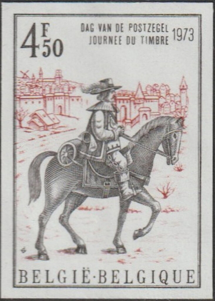 Courier from Thurn and Taxis after a drawing by Jean Fivet