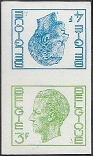 King Baudouin Type "Elström" - booklet stamp Tete-Beche